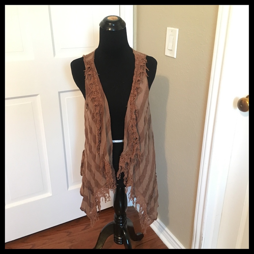 h.i.p. cardigan/vest from the buckle
